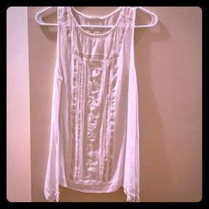 White Sleeveless Top